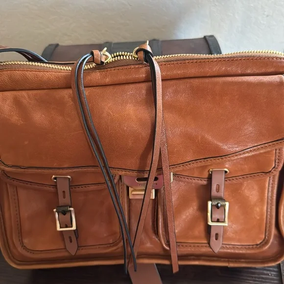 Rag&Bone Stylish Tan Leather Bag - Picture 2 of 10